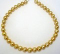 Rich Golden South Sea Pearl Necklace