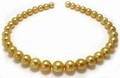 Rich Golden South Sea Pearl Necklace