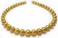 Rich Golden South Sea Pearl Necklace