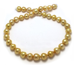 Gold Pearl Necklace