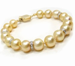 Golden South Sea Pearl Bracelet