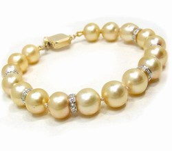 Golden South Sea Pearl Bracelet