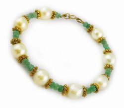 South Sea Pearl Bracelet with sapphires