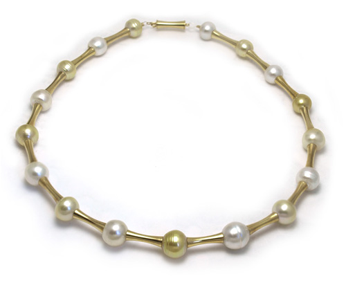 Golden South Sea Pearl Necklace, Golden South Sea Pearls