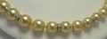 AAA Top Quality Golden South Sea Pearl Necklace