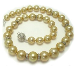 Golden South Sea Pearl Necklace