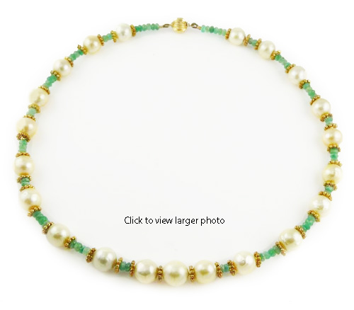 Golden South Sea Pearl Necklace