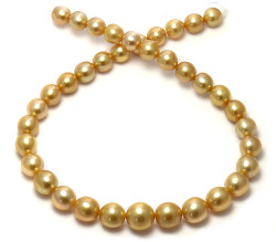 Gold Pearl Necklace