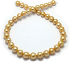 Gold Pearl Necklace