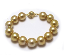 Intense Deep South Sea Pearl Bracelet