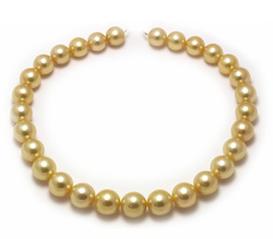 Gold Pearl Necklace