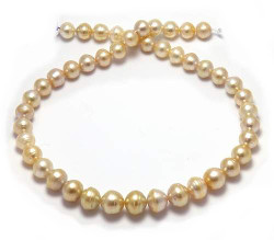 Light Golden Pearl Necklace