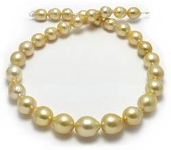 Golden South Sea Pearl Necklace