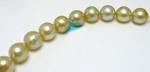 Circle Golden South Sea Pearl Necklace