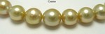 Circle Golden South Sea Pearl Necklace