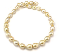 Gold Pearl Necklace