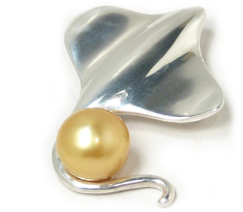 Golden South Sea Pearl Pendant, Golden South Sea Pearls, Discount Pearl Jewelry