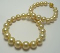 Rich Golden South Sea Pearl Necklace