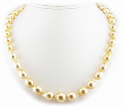 Golden South Sea Pearl Necklace