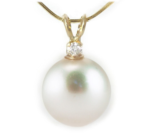 Golden South Sea Pearl Pendant, Golden South Sea Pearls, Discount Pearl Jewelry 