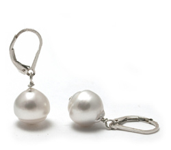 White South Sea Pearl Earrings