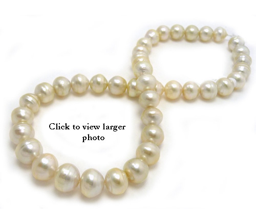 Champagne South Sea Pearl Necklace