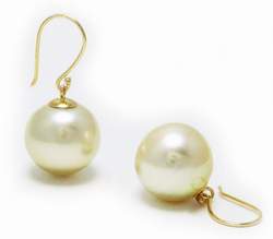 White South Sea Pearl Earrings