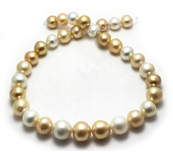 Gold Pearl Necklace