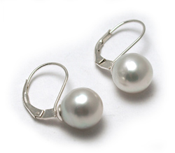 Leverback South Sea Pearl Earrings