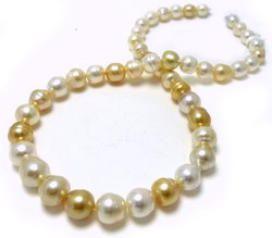Golden South Sea Pearl Necklace
