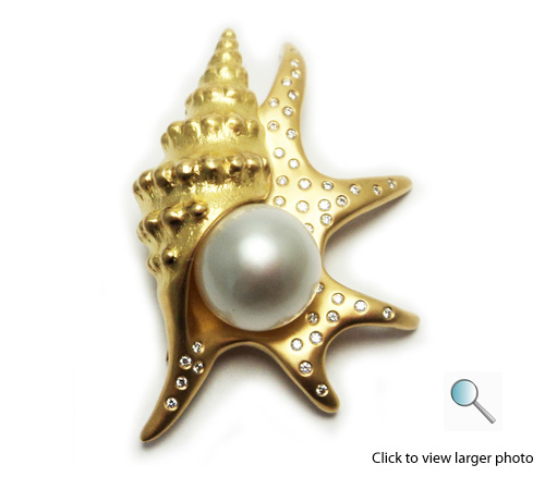 South Sea Pearl Brooch