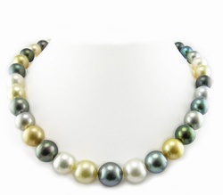 Pelosi South Sea Pearl and Tahitian Pearl Necklace