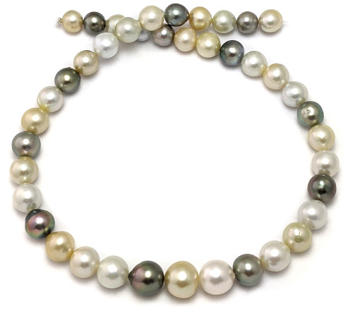 Pelosi Style South Sea Pearl necklace with Near-round Pearls