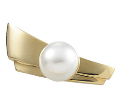 White South Sea Pearl Brooch