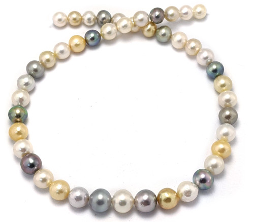 Pelosi Style South Sea Pearl necklace with Near-round Pearls