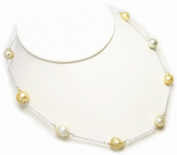 Golden South Sea Pearl Necklace