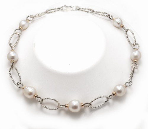 Tincup White South Sea Pearl necklace