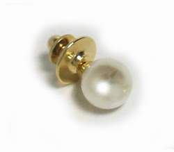 White South Sea Pearl Tie Tack