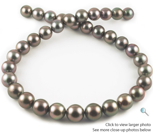 Aubergine Tahitian Pearl Necklace
