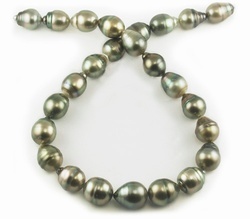 Round Tahitian Pearl Necklace