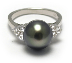 Tahitian Black Pearl Ring