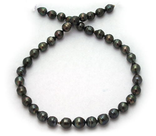 Black Tahitian Pearl necklace