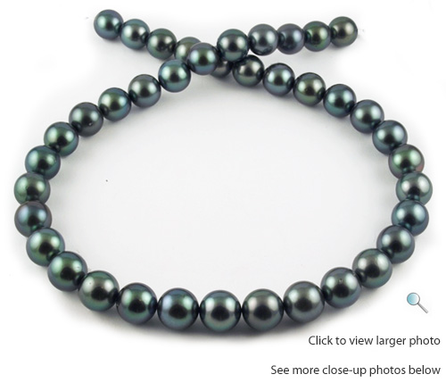 Blue-greenTahitian Pearl Necklace