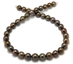 Chocolate Tahitian Pearl Necklace