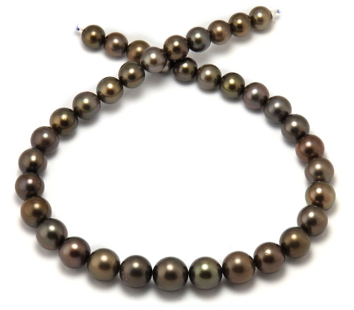 Natural Chocolate Tahitian Pearl Necklace