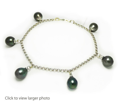 dangle Tahitian Pearl Bracelet