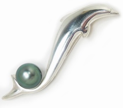 Tahitian Pearl Brooch