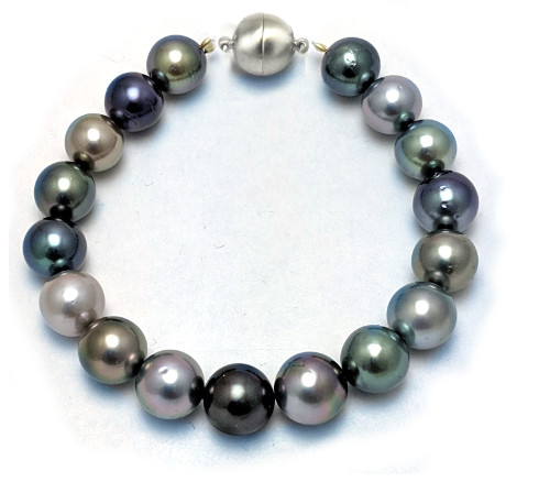 Multi Color Tahitian Pearl Bracelet