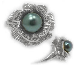 Tahitian Black Pearl Ring