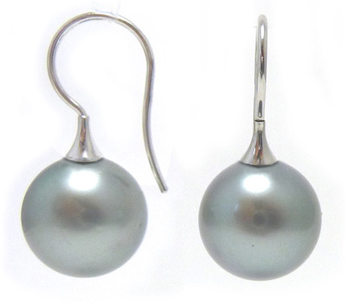 Tahitian Pearl Earwire Earrings